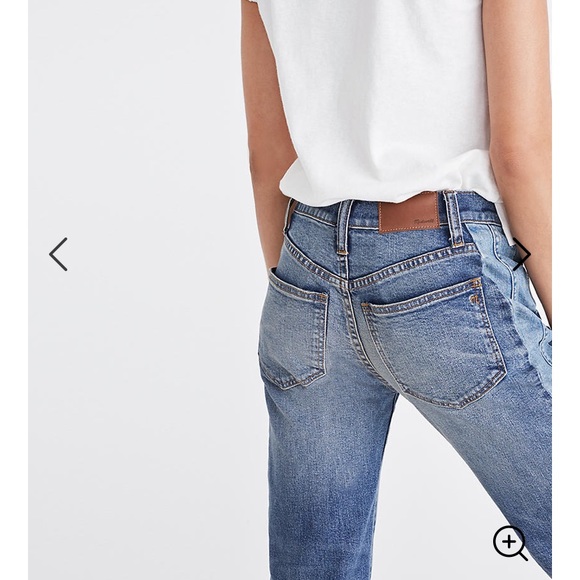 Madewell Cruiser Straight Crop Jeans Pieced Ed. - Picture 5 of 10